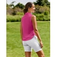thumbnail image 5 of PINSPARK Womens Golf Polo Lightweight V Neck Tennis Tank Top Sun Protection Workout Shirt with Collar, 5 of 5