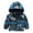 Dark Blue, variant on Baby Snowsuit Windproof Boys Girls Small Children Spring Fall Winter Casual Wind Printing Light Fashion Hooded Jacket Long Sleeve Outwear(Dark Blue,18-24 Months)