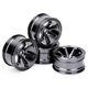 thumbnail image 2 of BUJE DE RUDAS DE COCHE RC, Accesorios RC 4 Piezas Buje de Rueda de Aleación de Aluminio Bujes de Rueda de Vehículo RC Confiables para Coche Universal 1/10 Drift de Plana, 2 of 7