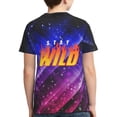 thumbnail image 3 of Ben Azelart Stay Wild Kids T-Shirt 3d Printed Graphic T-Shirts Boys And Girls Short Sleeve Shirts For Youth Kids X-Small, 3 of 7