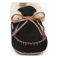 thumbnail image 3 of Minnetonka Womens Chrissy Bootie (Faux Fur) Black Suede Size 10, 3 of 5