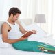 thumbnail image 5 of Fotbe Cute Cat Paw And Dog Pantalones de Pijama para Hombre, Pantalones de Dormir, Pantalones de Casa con Cintura Ajustable y Bolsillos-Large, 5 of 6