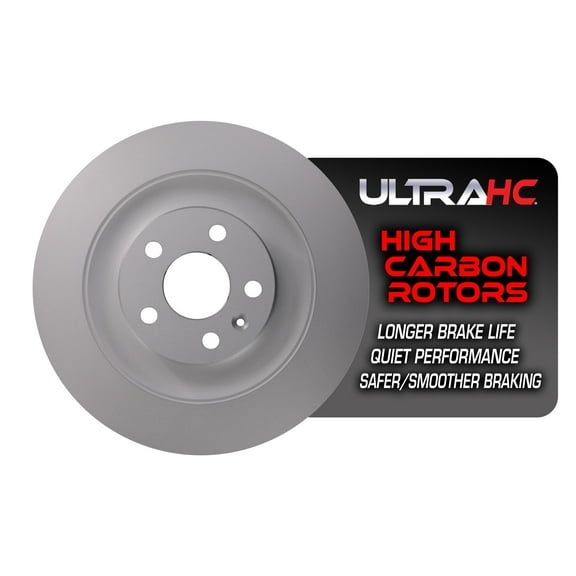 UltraHC Coated High Carbon Brake Rotor, Rear UR006618, Volvo VC90 2021-2016