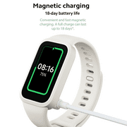 Xiaomi Smart Watch Fitness Tracker, 1.47 TFT Display, 21-Day Battery Life, 50 Fitness Modes, 50m Water Resistant, Smart Band 9 active, Cheese white