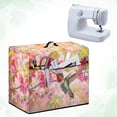 thumbnail image 4 of HELLHERO Portable Sewing Machine Cover with Top Handle and Side Essentials Pockets Stylish Lightweight, Hummingbird Flowers, 4 of 8