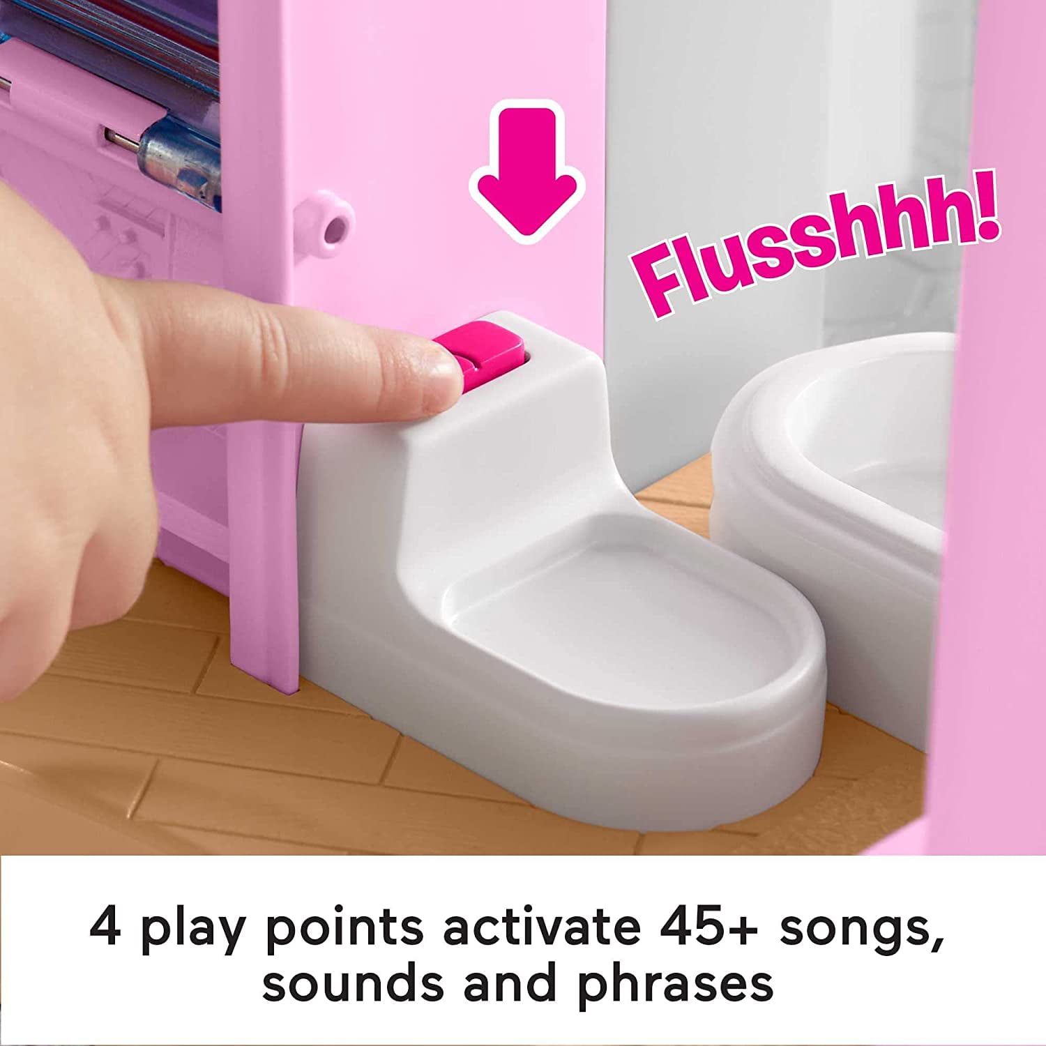 Barbie Little DreamHouse Interactive Playset for Toddlers, 3 Floors, Lights & Sounds