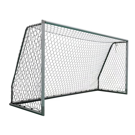 Vallerta 18 x 7 FT 66mm Heavy Duty Aluminum Frame Soccer Goal with Premium Net All Season Rust Proof