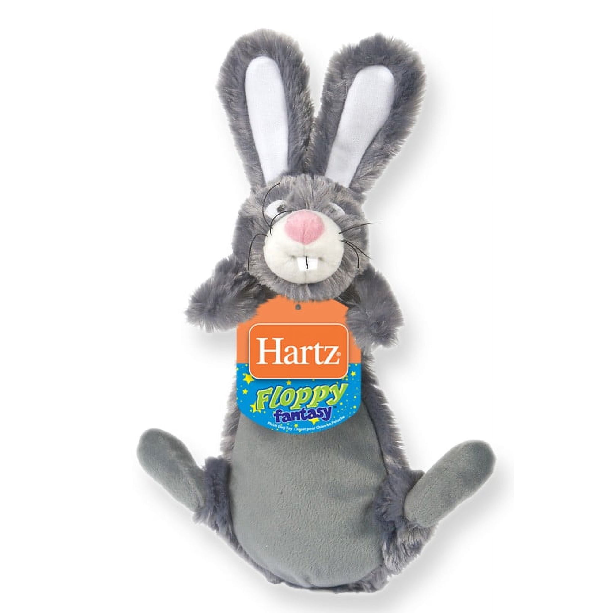 Hartz Floppy Fantasy Cuddly Dog Squeaky Toy, Assorted Colors