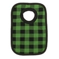 thumbnail image 4 of LazyOne Animal-Print Baby Bibs, Cute Baby Shower Gifts, One Size, Green Plaid (Moose, ONE SIZE), 4 of 5