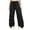 Black, variant on Venzia Women's Low Waist Cargo Pants Wide Leg Y2K Parachute Trousers with Pockets