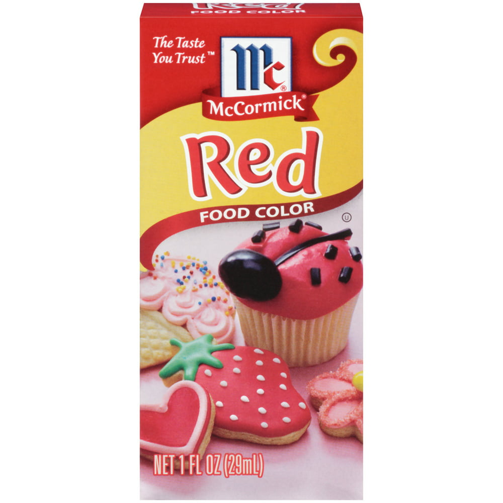 McCormick Red Food Color, 1 fl oz - Walmart.com - Walmart.com