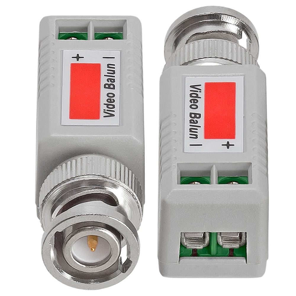 CMPLE CCTV Coax BNC Video Balun Transceiver Adapter CAT5e CAT6 to