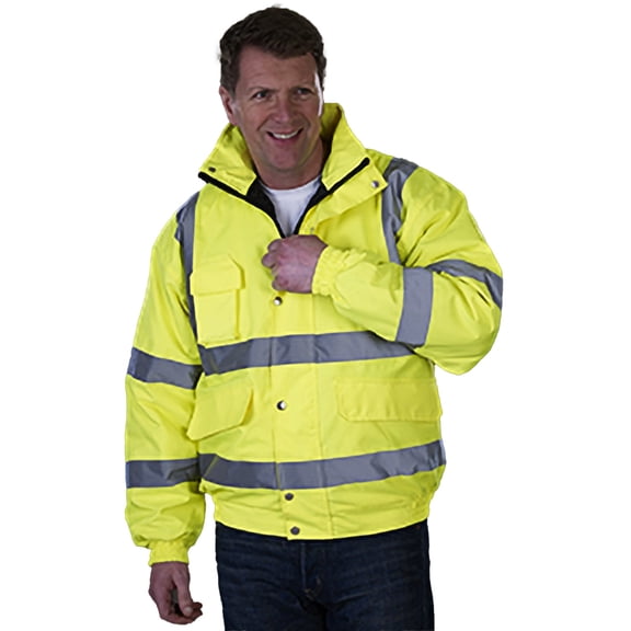 Yoko Mens Hi-Vis Bomber Jacket