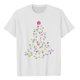thumbnail image 4 of Fiudx Tops para Mujer Mujer Verano Ocio Moda Estampado de Flores Cuello Redondo Manga Corta Top/Camisa, 4 of 4
