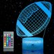 thumbnail image 1 of RugbyLuz Nocturna De Fútbol 3D Para Niños, Lámpara De Ilusión 3D De Fútbol, ​​Regalos De Fútbol, ​​Luces Nocturnas De Rugby Para Habitación De Niños 16 Cambios De Color Y Control R, 1 of 5