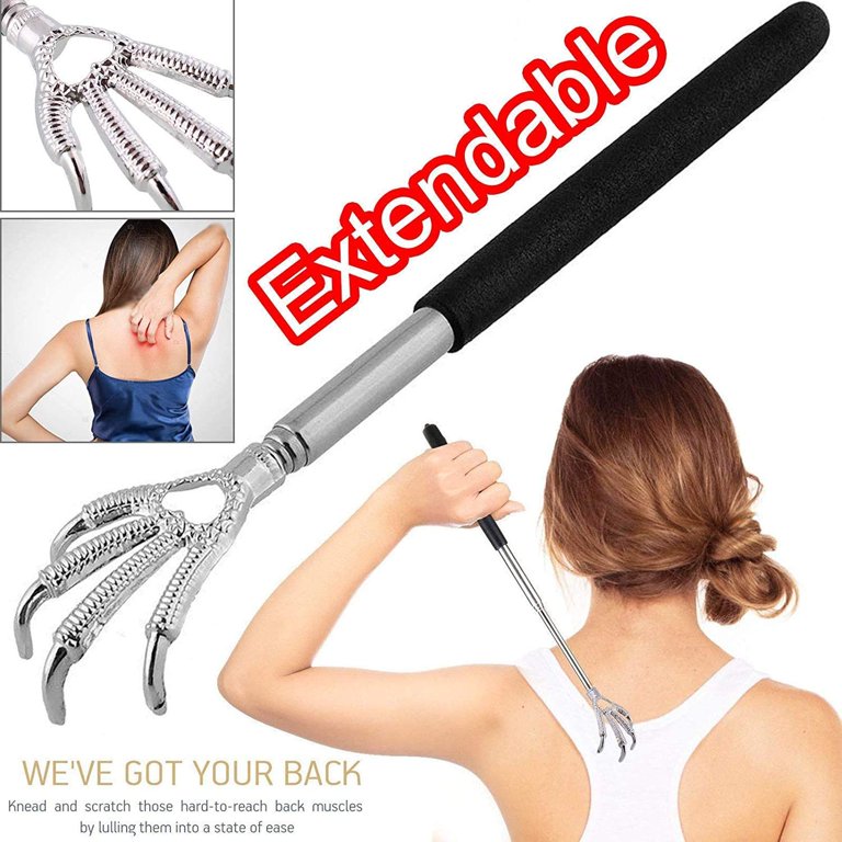 1 PCS Telescopic Scratching Stainless Steel Back Scratcher Eagle