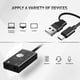 thumbnail image 3 of Tarjeta de sonido USB USB y USB C a adaptador de audio de 3,5 mm Adaptador de auriculares estéreo y micrófono Compatible con 6 efectos de sonido Ormromra HMKY431, 3 of 9