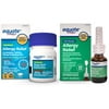 Loratadine Non-Drowsy Allergy Relief Tablets (45 Ct) & Fluticasone Nasal Spray (120 Sprays)