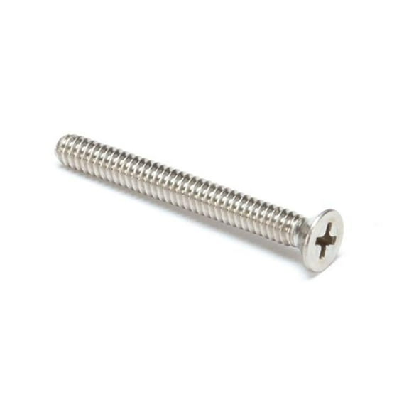 No.10-24 x 1.75 in. Flat Head Phillips Machine Screw
