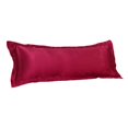 thumbnail image 1 of Matsuzay Solid Color Luxury Silk Body Full Red Case Long Pillow 48x120cm Cover Juegos de cama, 1 of 1