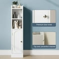 thumbnail image 2 of Small Bathroom Storage Cabinet, Narrow Slim Cabinet with Adjustable Shelves, White, 2 of 6