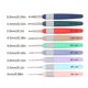 thumbnail image 2 of 9Pcs/Set Weaving Tools Knitting Needle Soft Handle Radian Crochet Hook TPR Handle, 2 of 3