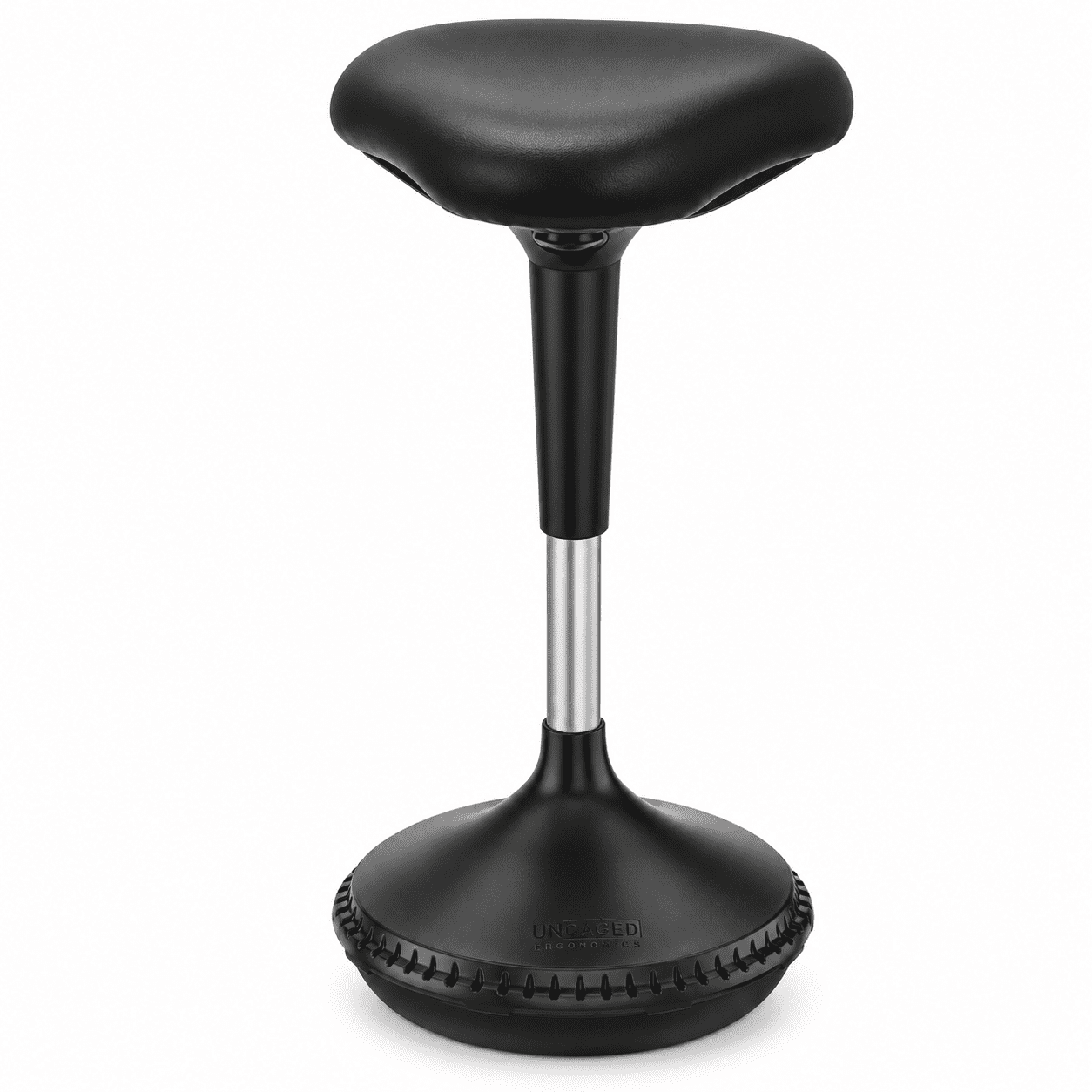 Uncaged Ergonomics Wobble Stool Adjustable-Height Standing Desk