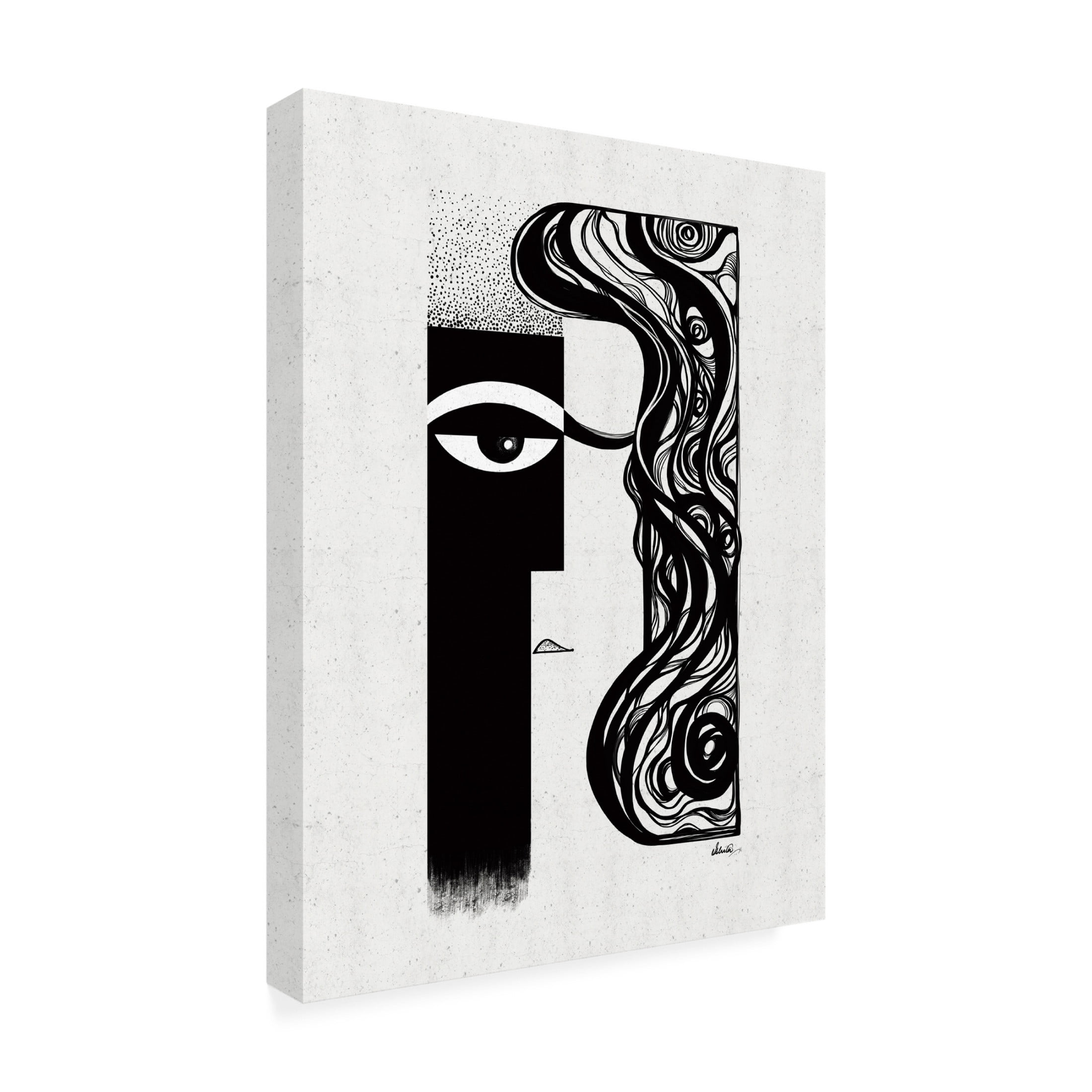 Canvas Wall Art - Ishita Banerjee 'Divergence' Wall Art for Living Room, Bedroom, or Office Décor by Trademark Fine Art - 35 x 47 Inches