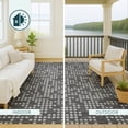 thumbnail image 4 of Addison Rugs Chantille Indoor/Outdoor Transitional Kids Graphite Machine Washable Rectangle Rug, 8' x 10', 4 of 8