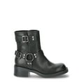thumbnail image 2 of No Boundaries Women's Buckle Moto Boots, 2 of 6