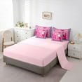 thumbnail image 5 of Homewish Teens Girls Volleyball Gamer Bedding Comforter Set 7-Piece,Girl Sport Game King Bedding Sets,Stars Love Heart Ultra Soft Bed Sheets,Breathable Home Decor,Reversible, 5 of 8