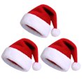 thumbnail image 2 of Zaldita Adults Christmas Hat Santa Hat Holiday Velvet Comfort Extra Thicken Fur Xmas Hat for New Year Type B 3Pcs One Size, 2 of 3