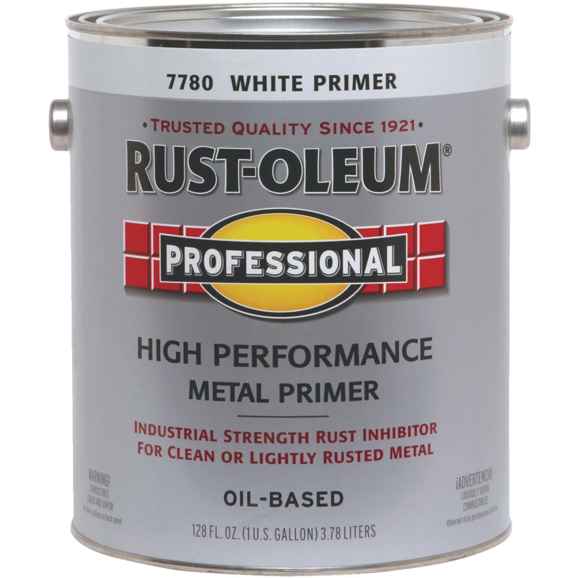 RUSTOLEUM PROFESSIONAL 7780402 Clean Metal Primer, Flat, White, 1 gal