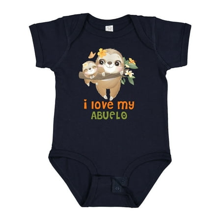 

Inktastic Sloth I Love My Abuelo Gift Baby Boy or Baby Girl Bodysuit