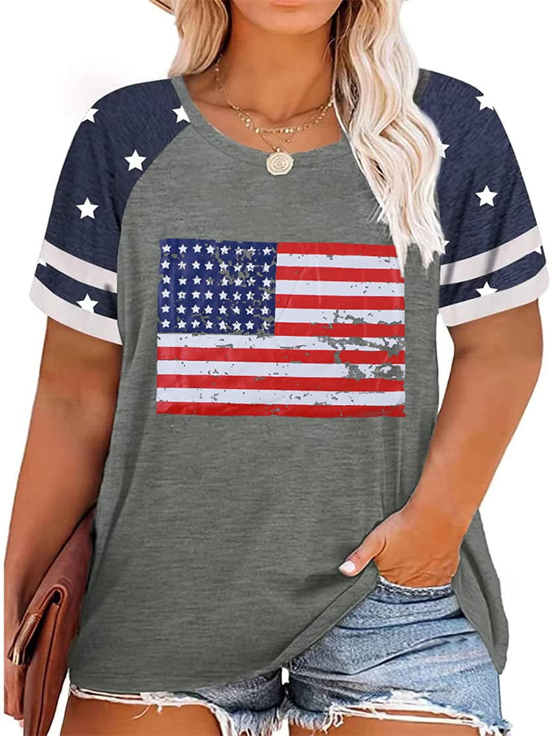 patriotic plus size shirts