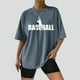 thumbnail image 2 of Camisas sexy de verano para mujer Blusa regular estampada con cuello redondo y manga corta OAVQHLG3B Store lin121212, 2 of 5