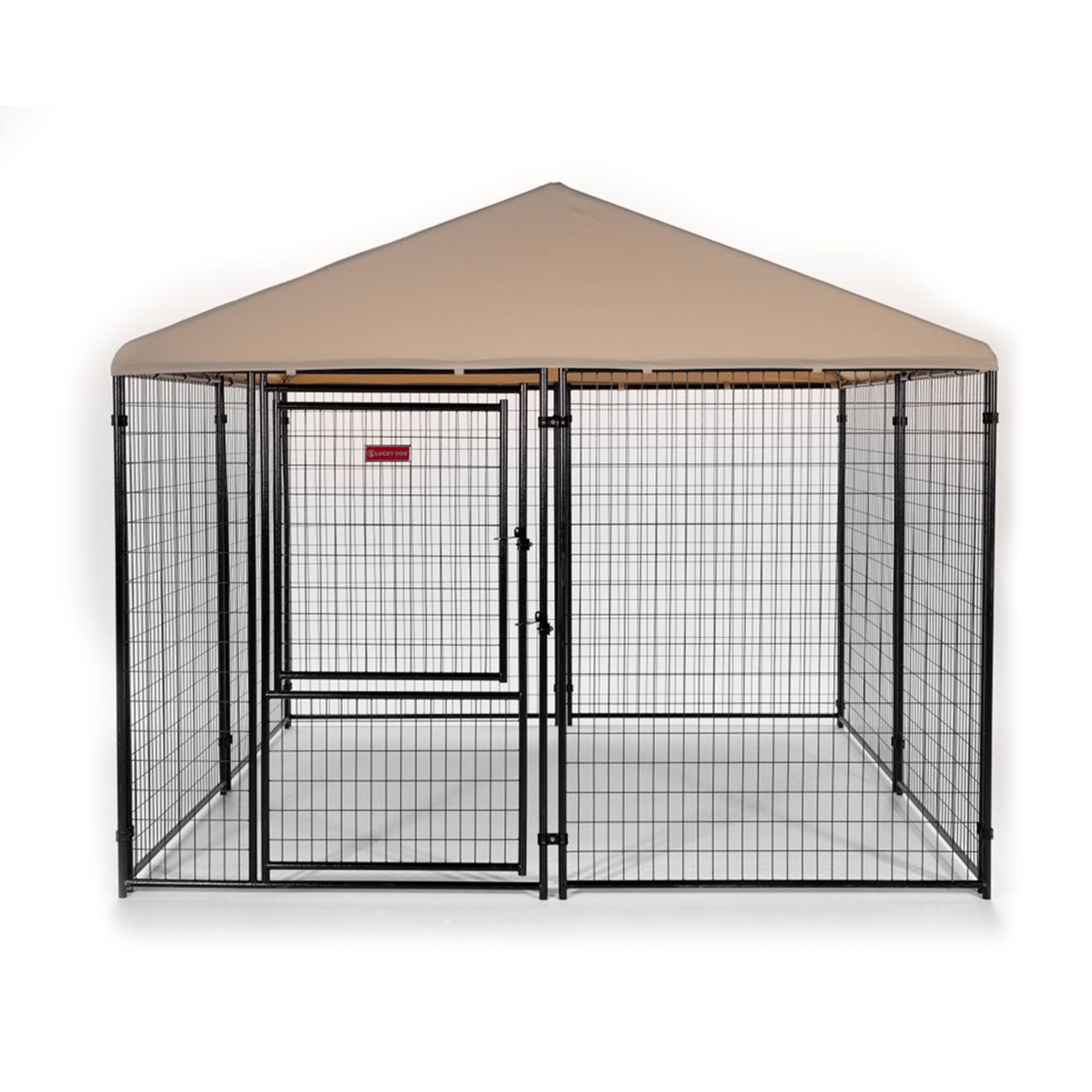 Lucky Dog STAY Series Presidential 10 x 10 x 6 Ft Roofed Dog Kennel