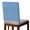 Blue, variant on Pink Burlap Texture Chair Back Cover for Dining Room Set of 8, Farmhouse Vintage Pink Removable Kitchen Chair Slipcovers, Washable Seat Protector for Restaurant Party Banquet Wedding Décor