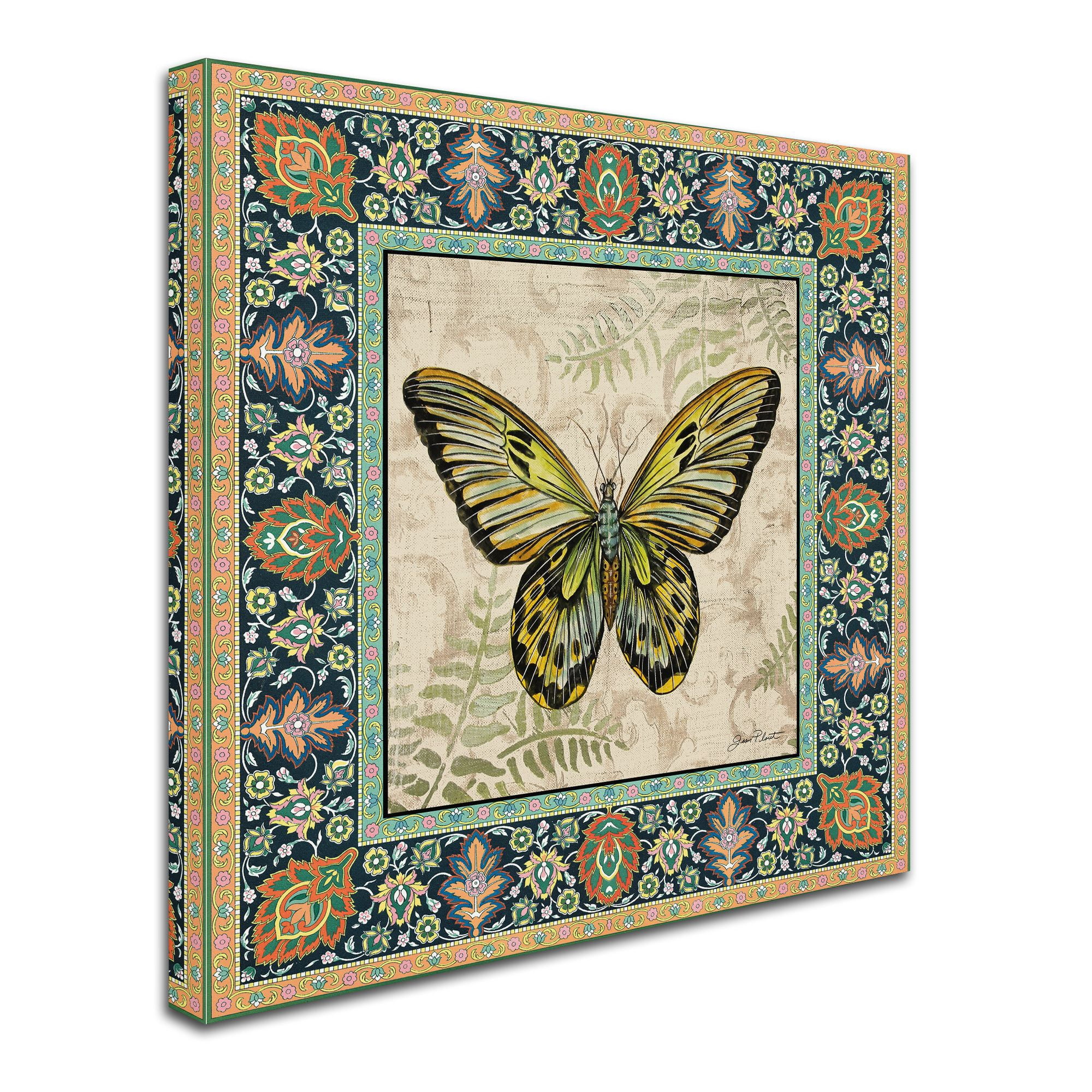 Trademark Fine Art 'Butterflies 1' Canvas Art by Jean Plout
