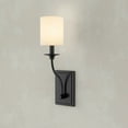 thumbnail image 3 of Bonita Collection Black One-Light Wall Sconce, 3 of 5
