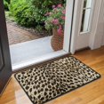 thumbnail image 2 of Brown and Black Leopard Print Door Rugs,Washable Non Slip Door Mats Indoor,Decorative Door Mats,Entry Mat Indoor for Entrance,Bedroom,Kitchen,Bathroom,30"x17", 2 of 6
