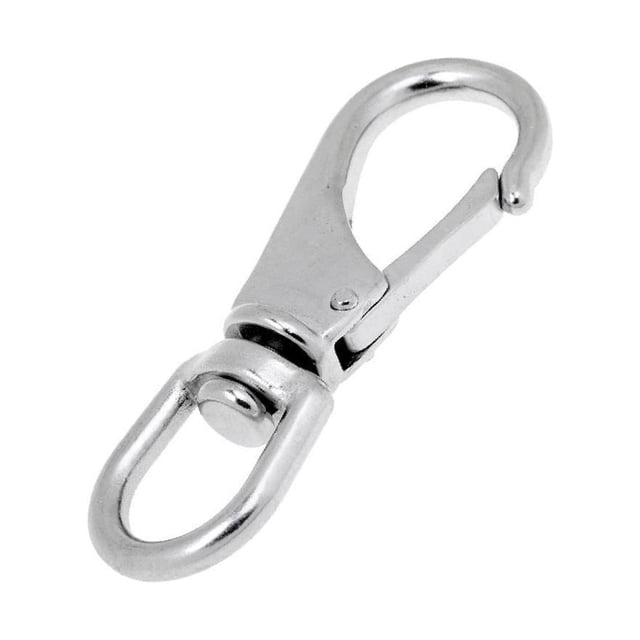 Youkk 304 Stainless Steel Marine Boat Swivel Eye Quick Spring Snap Hook 2# 95mm