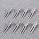 thumbnail image 5 of WEUVEB 50Ud Clips Metálicos Plateados De Doble Punta Para Estilizado Y De, 5 of 7