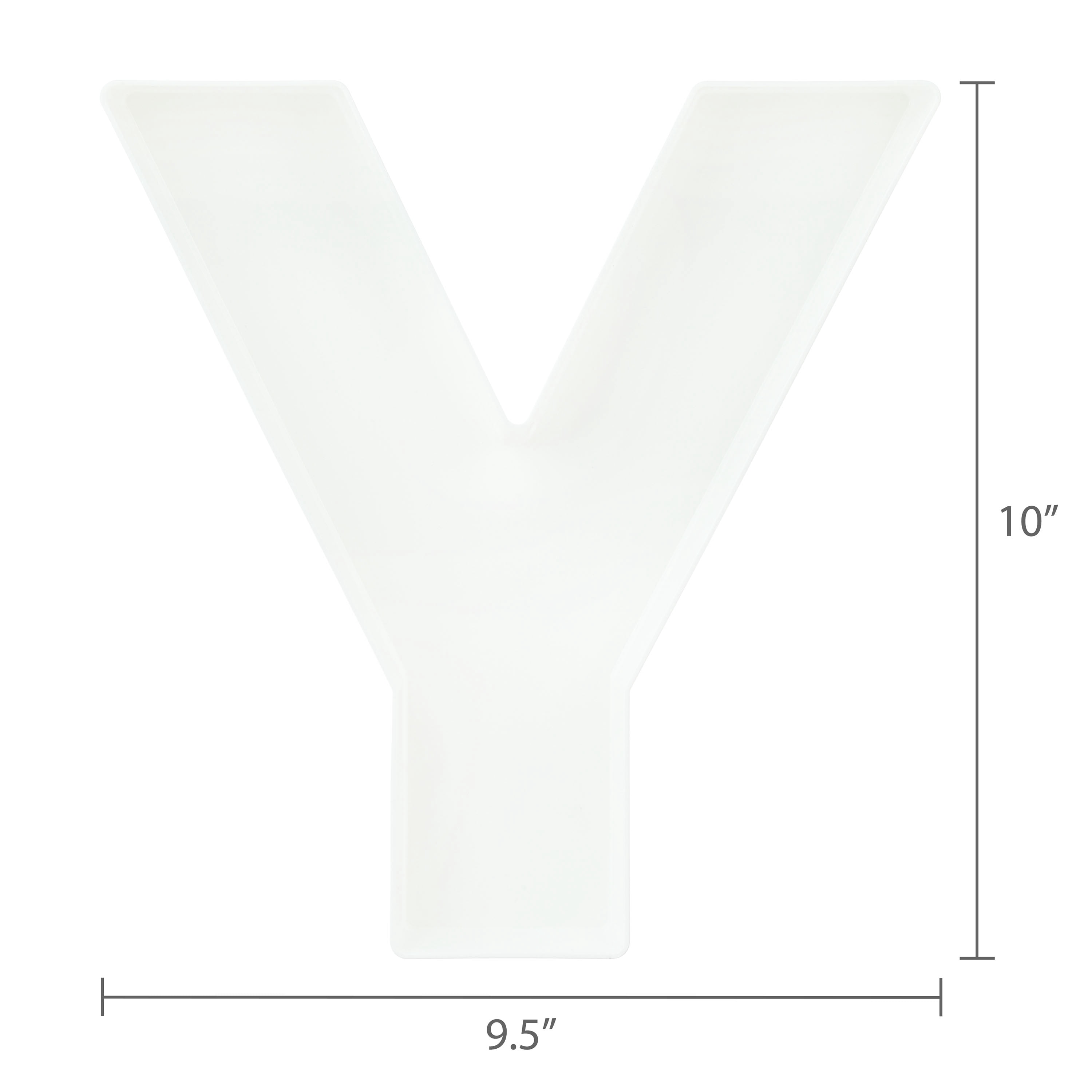 White Plastic Baby Letter Trays, 4 Pieces, by Way To Celebrate