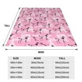 thumbnail image 3 of Honeii Cartoon Poodle Dog Print Fleece Blanket - Throw Blanket for Bed, Sofa, Couch, Camping, and Travel , Microplush Ultra Soft Warm Blanket-60"x50", 3 of 7