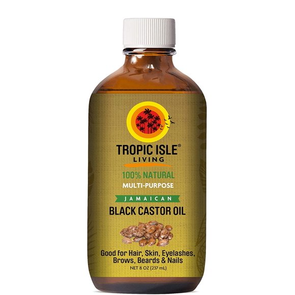 Tropic Isle 100% Jamaican Black Castor Oil 8oz