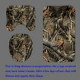 thumbnail image 5 of 4PCS/Set Black Rustic Deer Fabric Shower Curtain, Moose Elk Pine Tree Moon Farmhouse Country Rustic Panel Grey Wooden Board Bathroom Decor, Non-Slip Bathroom Mat Bath Rugs, Silhouette, 5 of 7