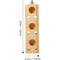 thumbnail image 4 of Parrot Chewing Toy Bird Perch Stand Toy Parrot Wood Platform Parrot Tree Stand Wood Branches Cockatiel Toys Bird Stand Perch Bird Cage Platform Bird P, 4 of 5