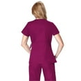 thumbnail image 2 of koi Classics Women's Katelyn Wrap Solid Scrub Top, 2 of 3