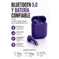 thumbnail image 2 of Audífonos Bluetooth 5.0 Inalámbricos Manos Libres Morados, 2 of 5